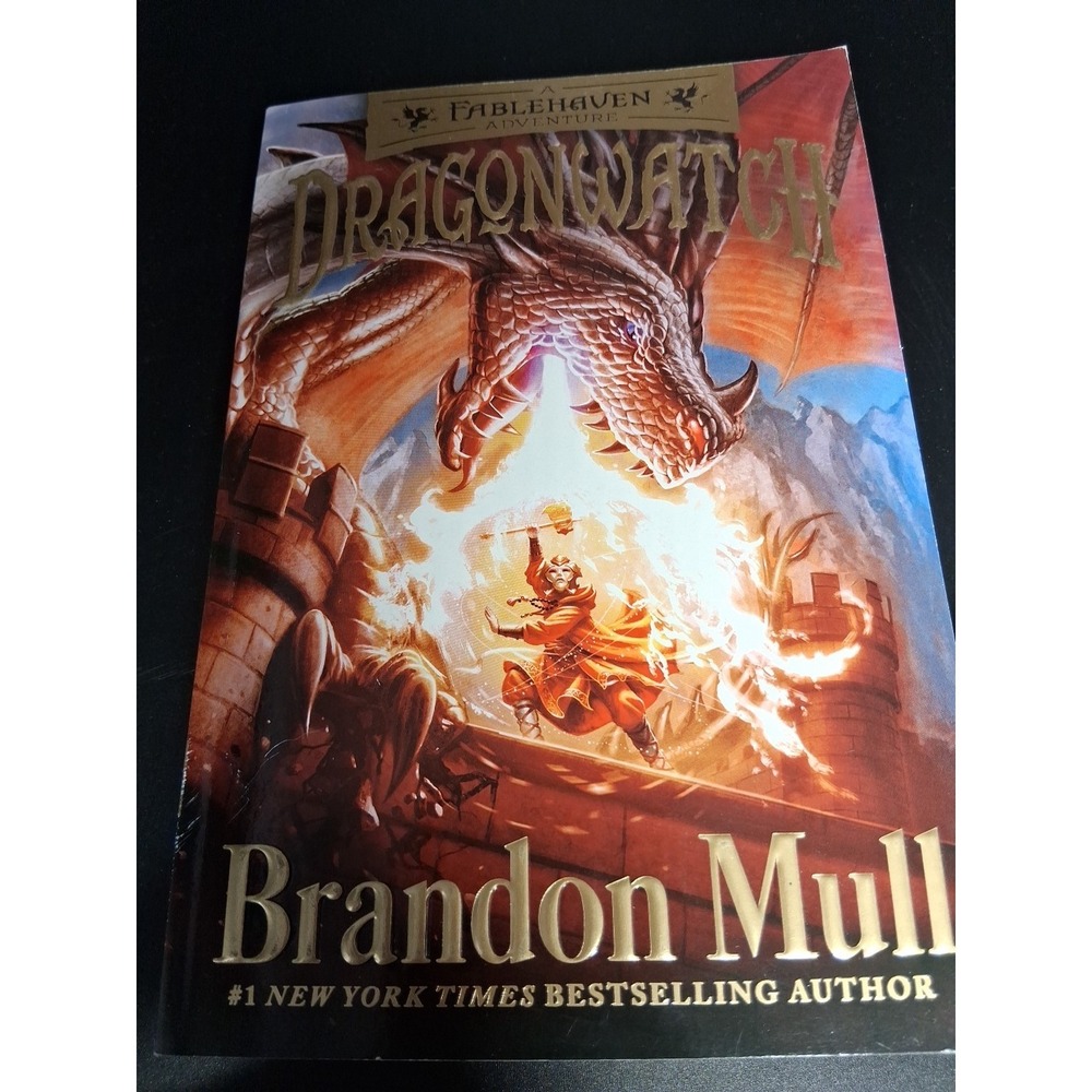 Dragonwatch Fablehaven Brandon Mull SIGNED 1st Edition First Printing Book RARE‎
